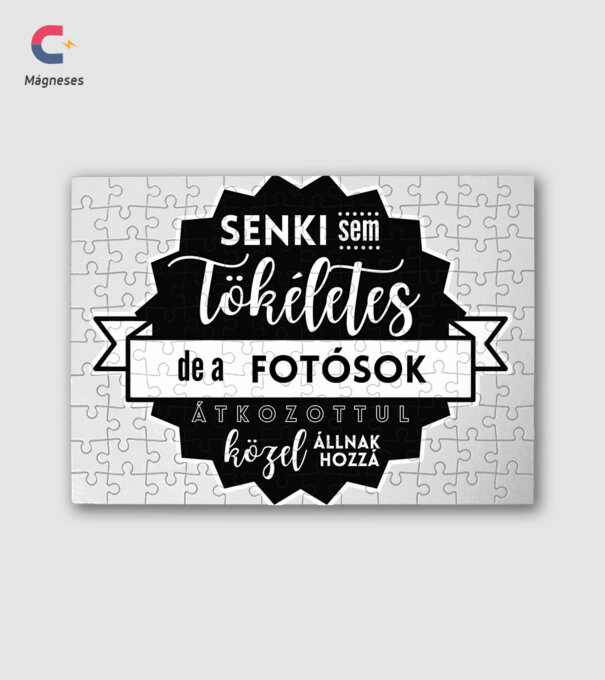 Senki sem tökéletes, de a fotósok átkozottul közel állnak hozzá minta fehér pólón