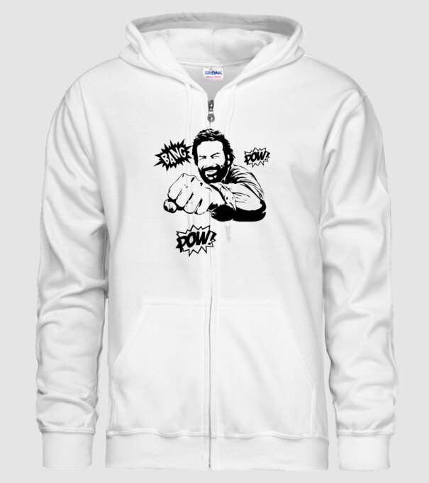 Bud Spencer minta fehér pólón