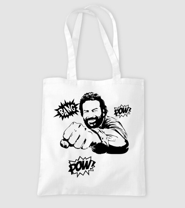 Bud Spencer minta fehér pólón