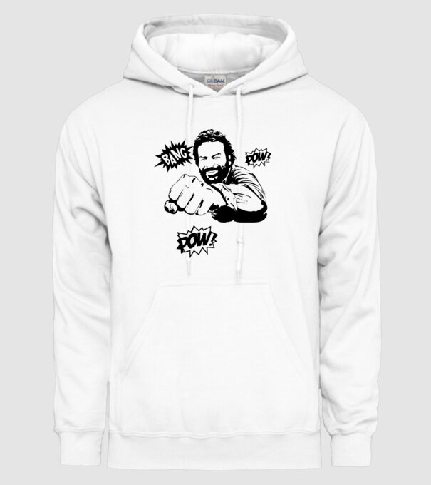 Bud Spencer minta fehér pólón