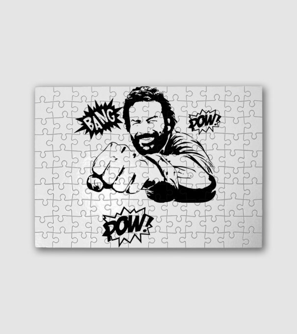 Bud Spencer minta fehér pólón