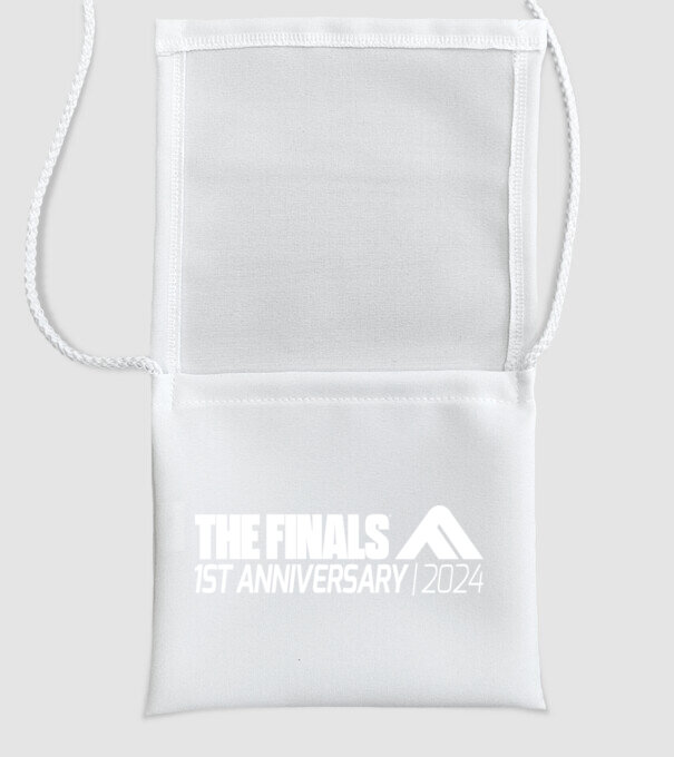 The Finals Anniversary 2024 BACK minta fehér pólón