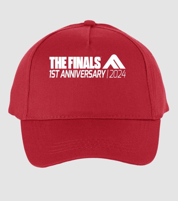 The Finals Anniversary 2024 BACK minta piros pólón