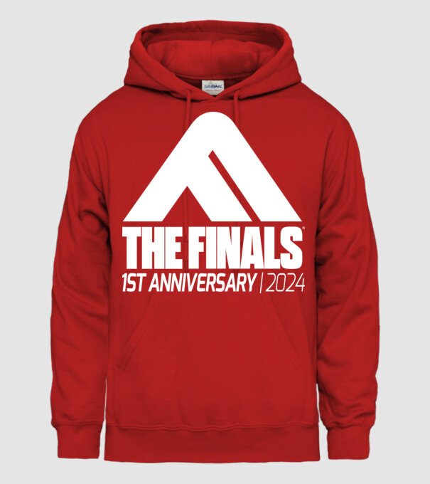 The Finals Anniversary FRONT minta piros pólón