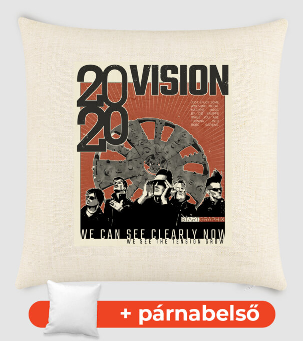 Die Krupps 2020 Vision minta homokszín pólón