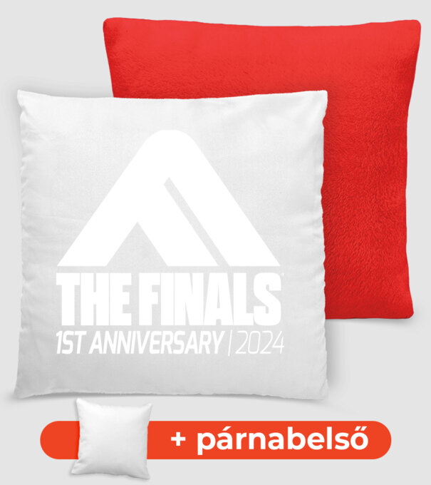 The Finals Anniversary FRONT minta piros pólón