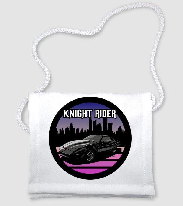 Knight Rider 1 minta fehér pólón