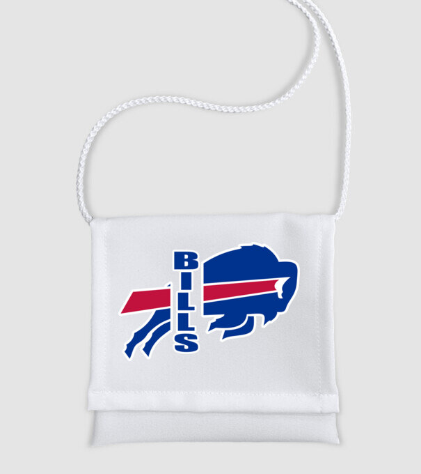 Bills 1 minta fehér pólón