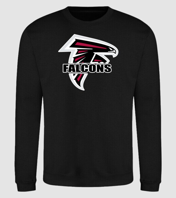 Falcons 1 minta fekete pólón