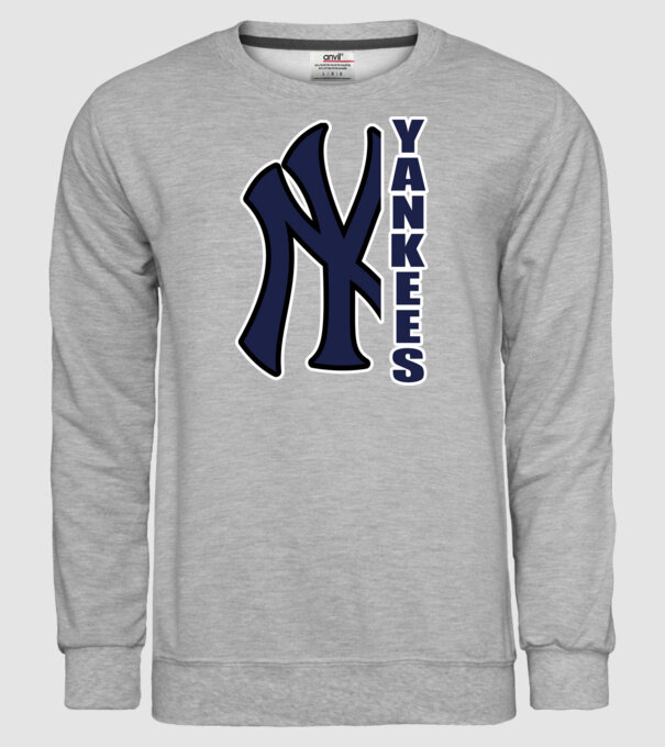 New York Yankees minta szürke pólón