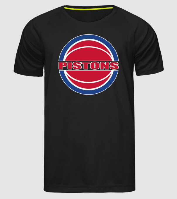 Pistons 1 minta fekete pólón