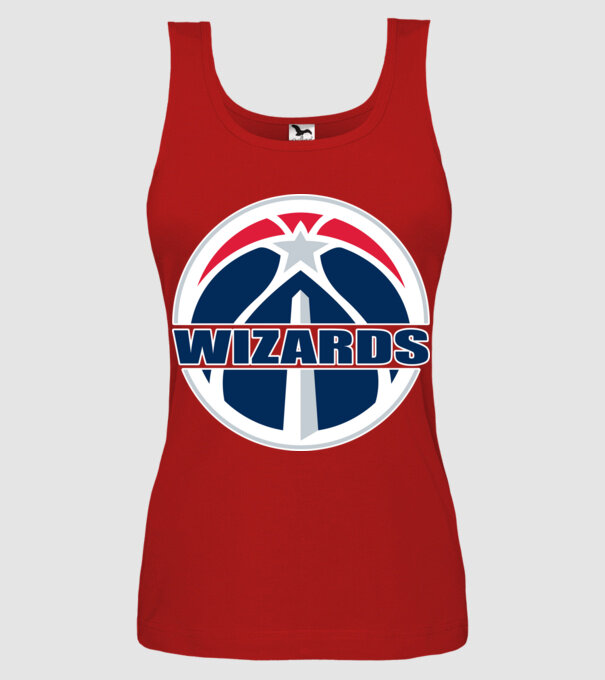 Wizards 1 minta piros pólón