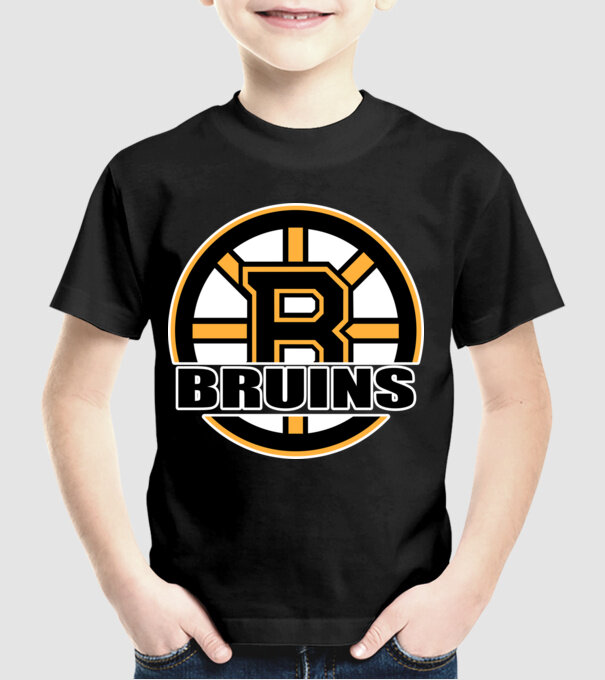 Boston Bruins minta fekete pólón