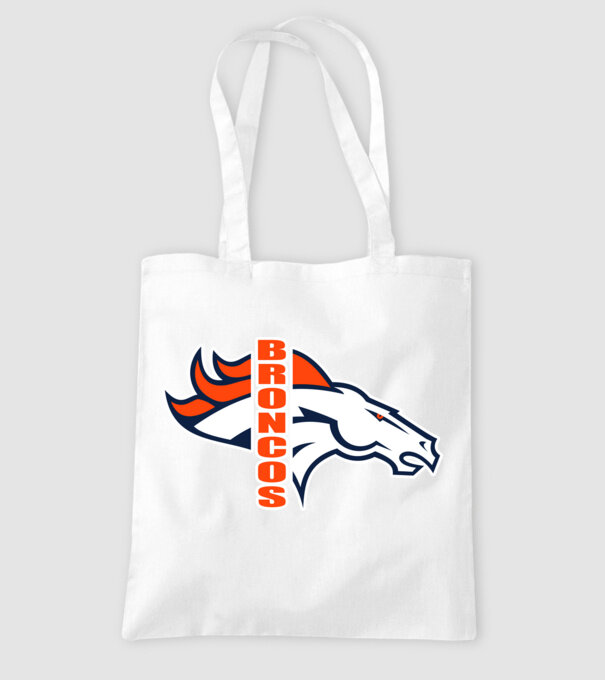Broncos 1 minta fehér pólón