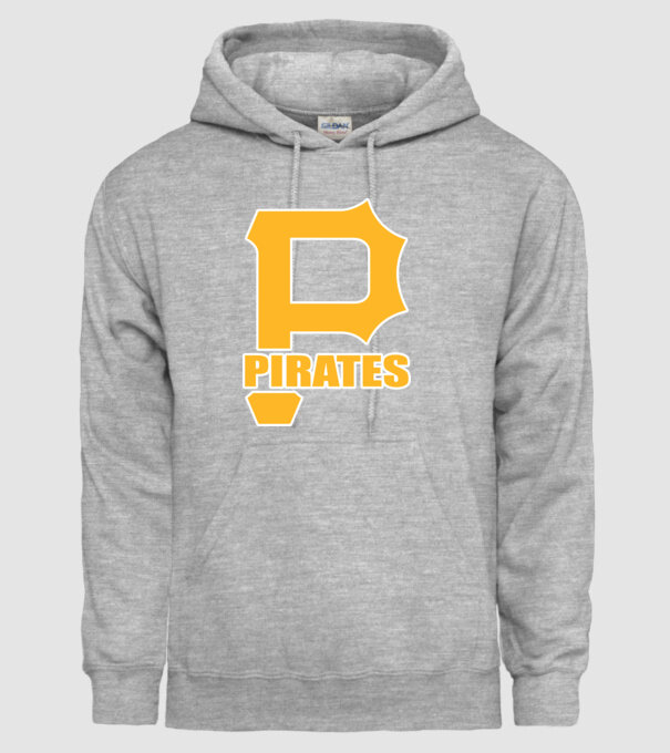 Pirates 1 minta szürke pólón