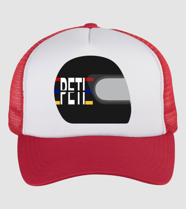 James Hunt sisak Peti minta fehér/piros pólón