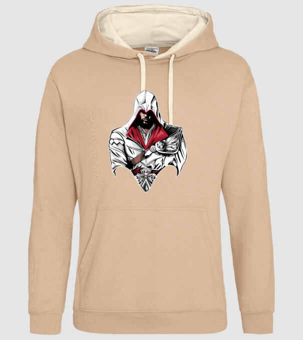 Ezio Auditore da Firenze minta homokszín pólón