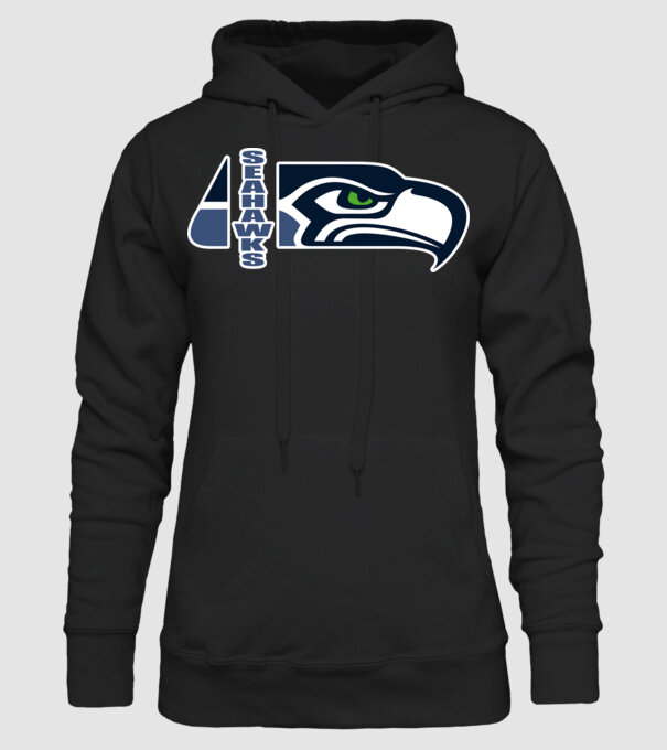 Seahawks 1 minta fekete pólón
