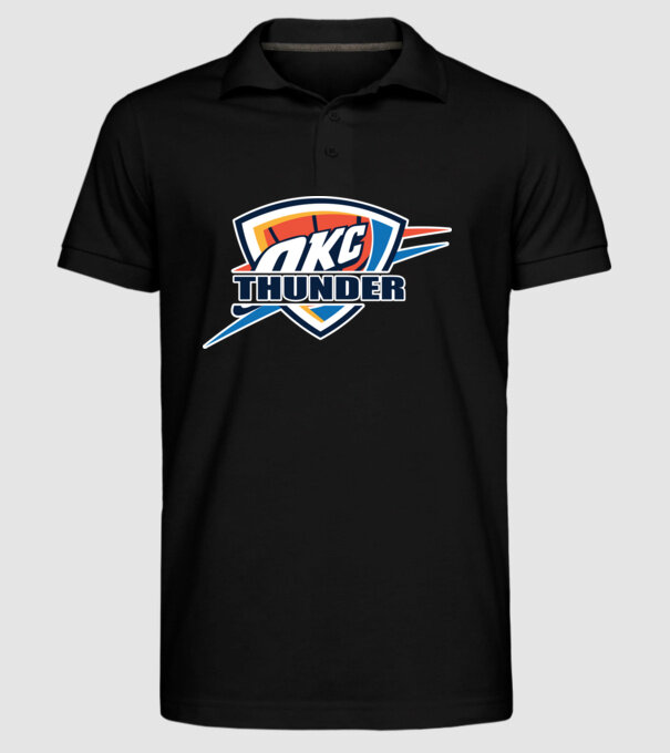 Thunder 1 minta fekete pólón