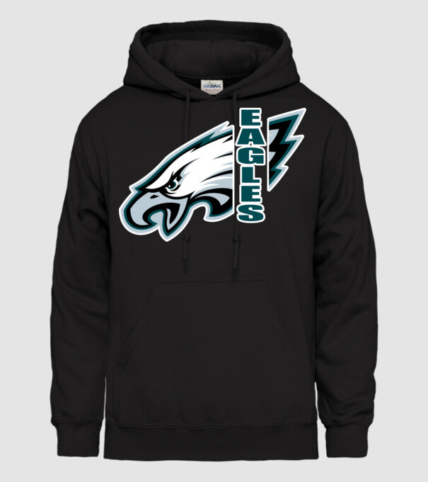 Eagles 1 minta fekete pólón