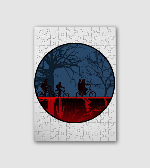 Stranger Things 1 minta fehér pólón