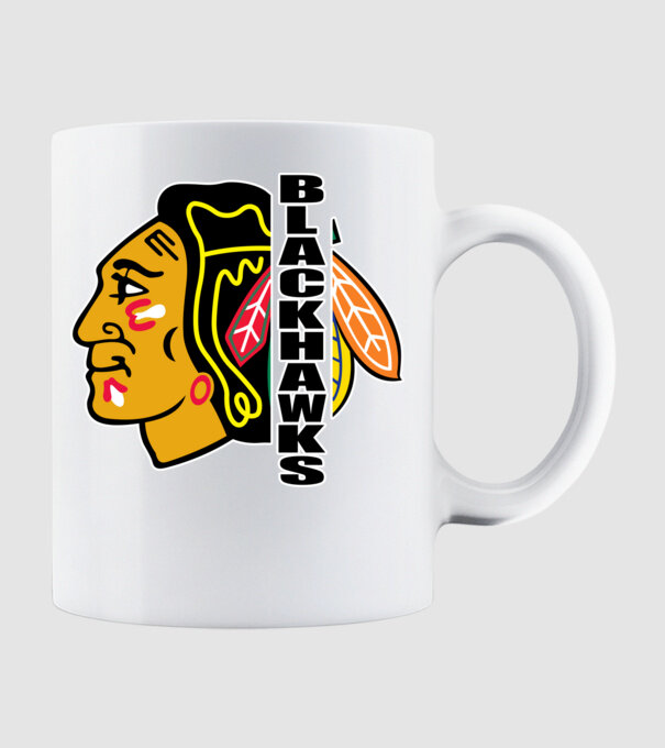 Chicago Blackhawks 1 minta fehér pólón