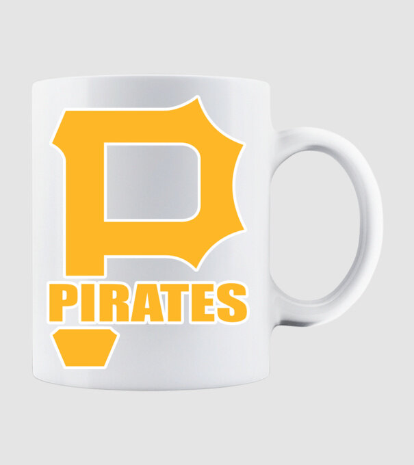 Pirates 1 minta fehér pólón