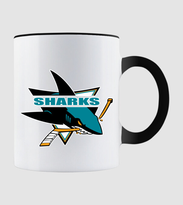 San Jose Sharks 1 minta fekete pólón