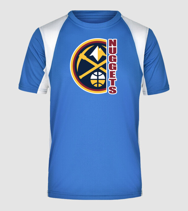 Denver Nuggets minta királykék pólón