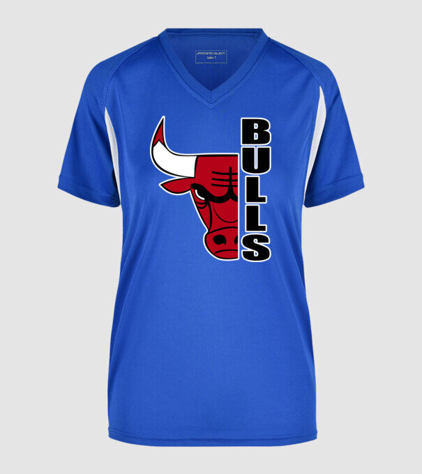 Chicago Bulls minta királykék pólón