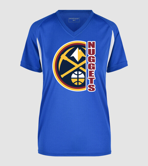 Denver Nuggets minta királykék pólón