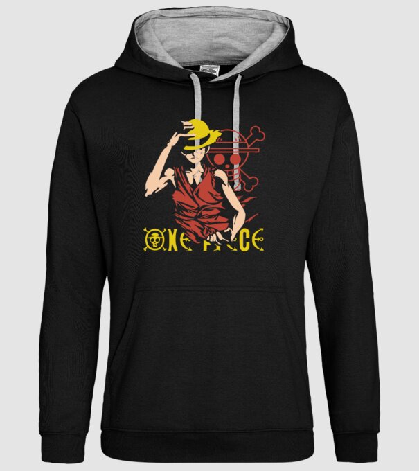 one_piece_0000 minta fekete pólón