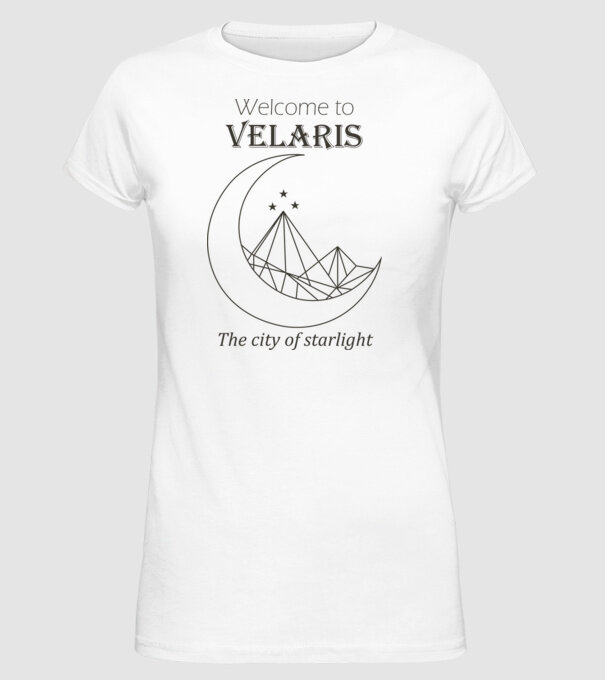Velaris minta fehér pólón