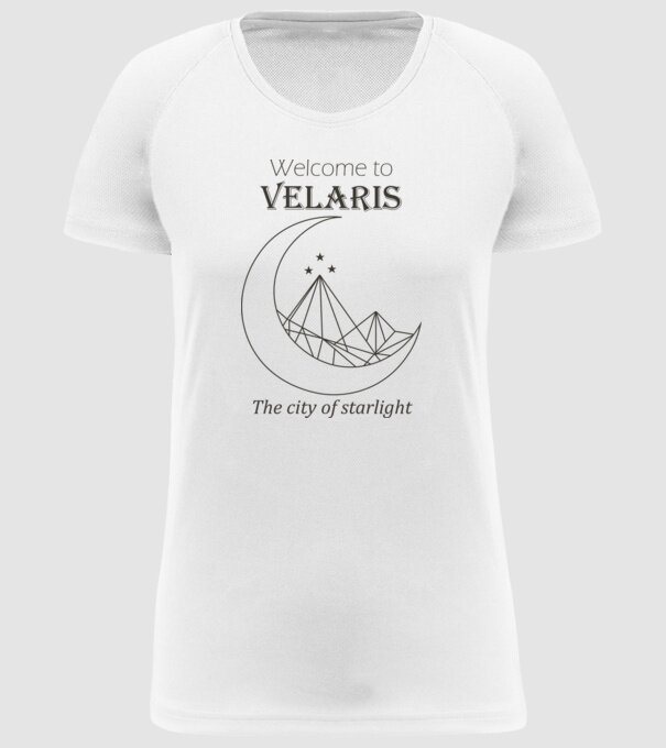 Velaris minta fehér pólón