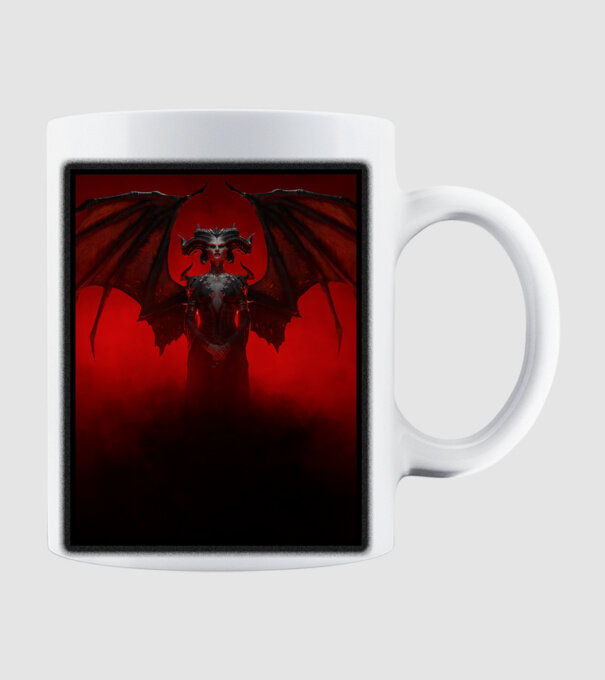 Diablo Lilith minta fehér pólón