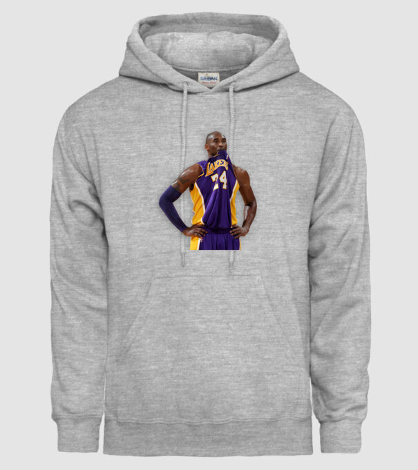 Kobe Bryant minta szürke pólón