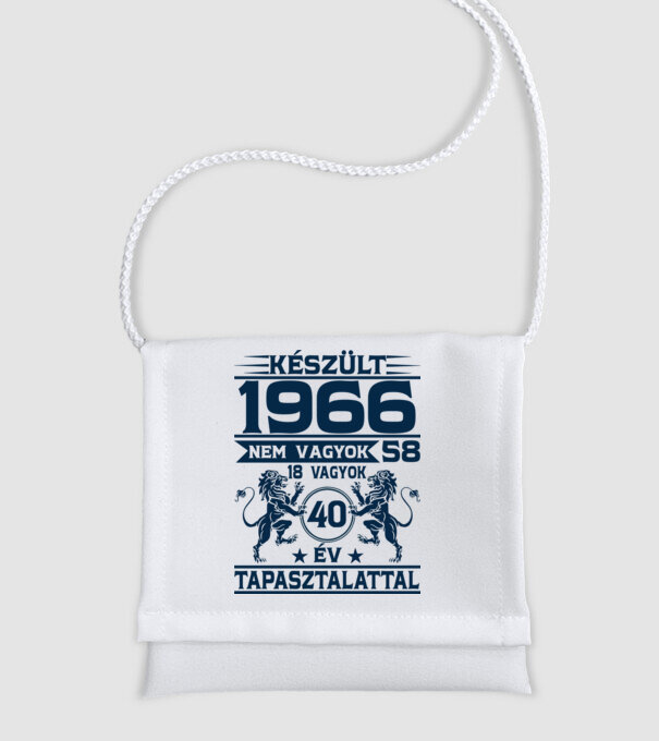 1966 minta fehér pólón