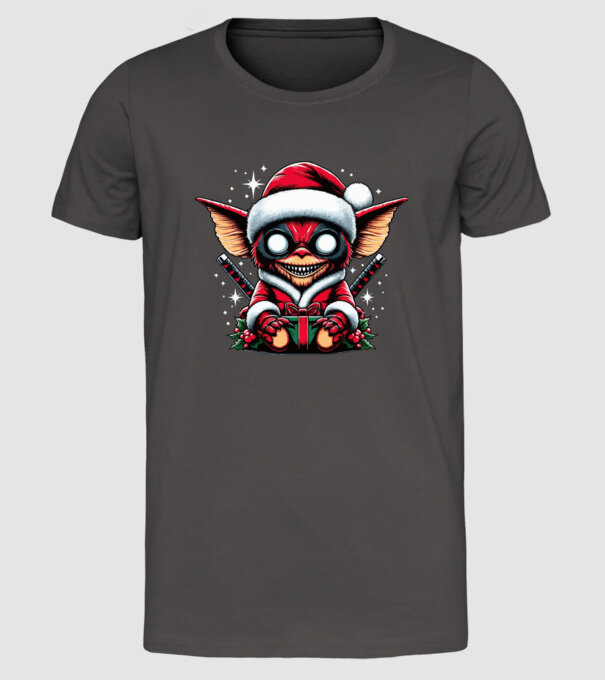 Gremlin minta sötétszürke pólón
