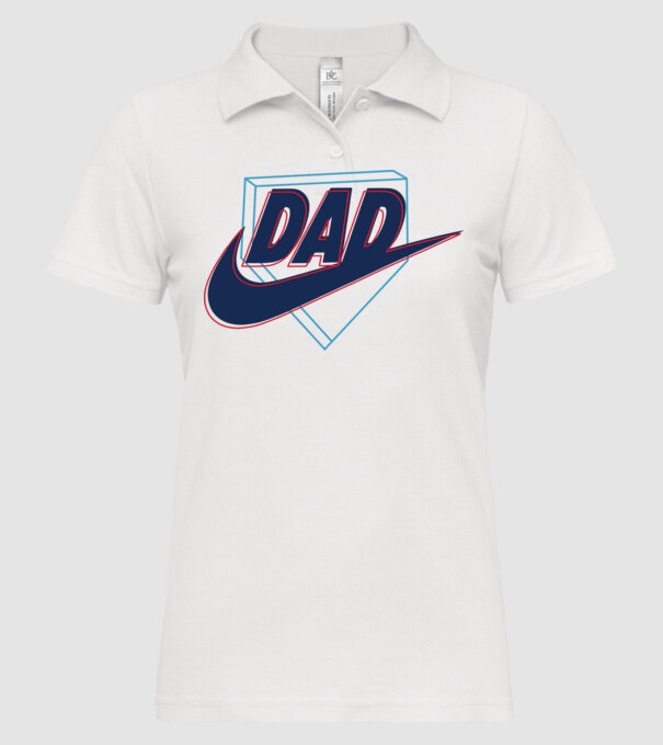 Dad minta fehér pólón