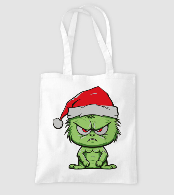 Angry christmas elf minta fehér pólón
