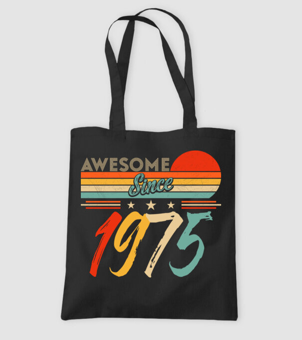 Awesome since 1973 minta fekete pólón