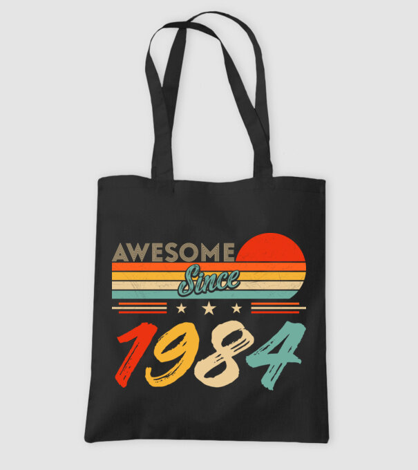 Awesome since 1984 minta fekete pólón