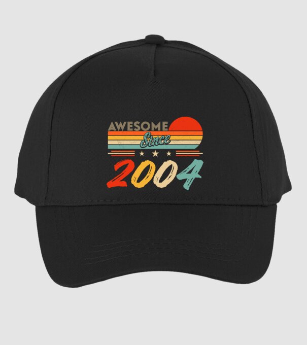 Awesome since 2004 minta fekete pólón