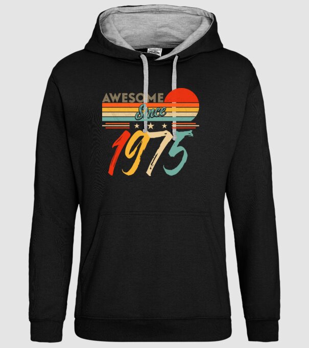 Awesome since 1973 minta fekete pólón
