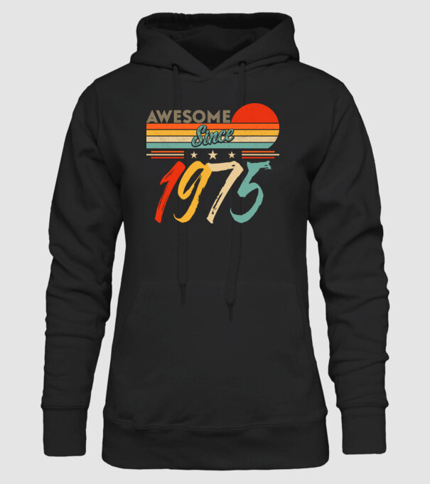 Awesome since 1973 minta fekete pólón