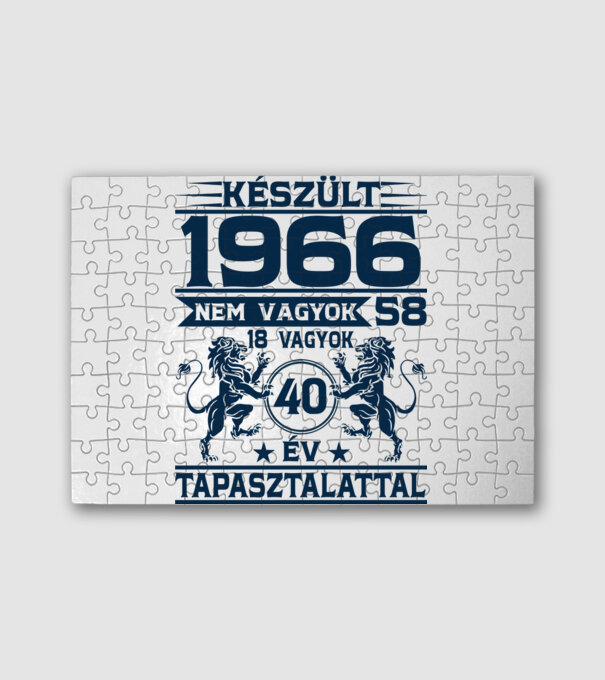 1966 minta fehér pólón