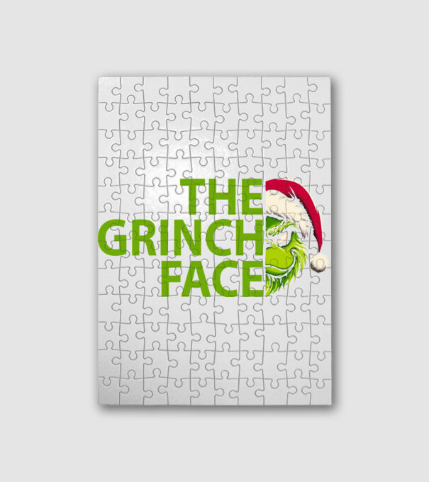 The Grinch Face minta fehér pólón