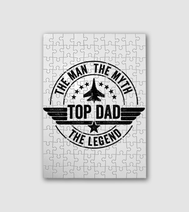 TopDad minta fehér pólón