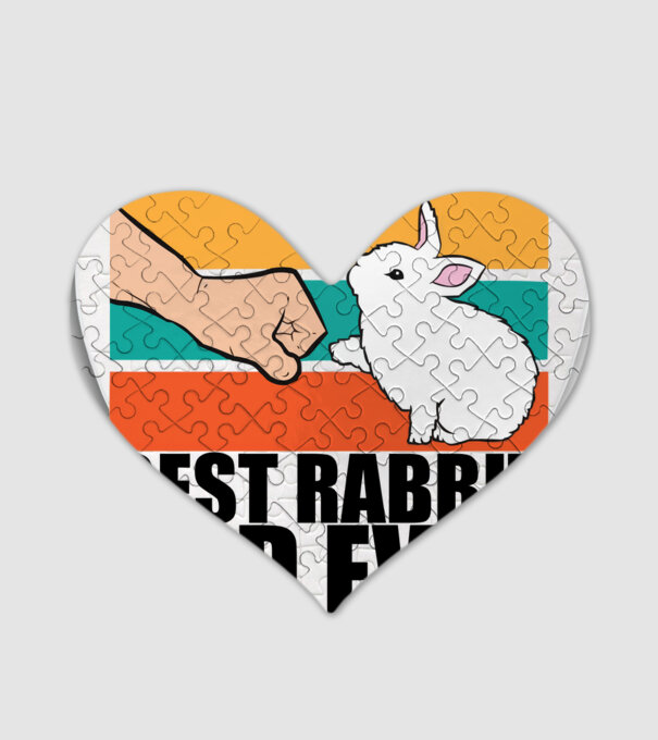 Best rabbit dad minta fehér pólón