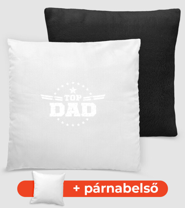 Top Dad minta fekete pólón